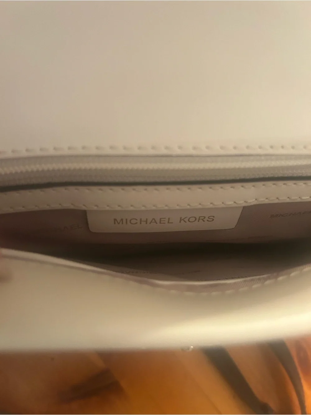 Michael Kors Bluish Gray and Black Plaid Satchel NWOT